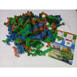 MAGIC TRACKS - Dino Chomp, Race Car Track (One Gallon Bag)